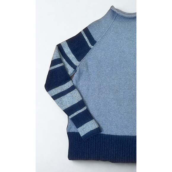 Zaket & Plover Merino Wool Blend Colorblock Sweater, Size M - Picture 6 of 8